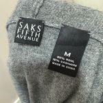 Saks 5th Avenue Saks fifth avenue cashmere hooded grey cardigan medium Photo 2