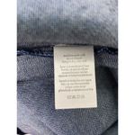 We Wore What  Womens Size Medium Large Boyfriend Overshirt Blue Dark Wash Denim NWT Photo 6