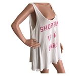 Wildfox ✨ Shopping Is My Cardio Sz Large Tunic Tank✨ Photo 2