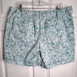 Lands' End  Women's Mid Rise Flat Front Floral Print Chino Shorts - Size 16w Photo 6