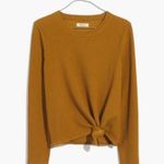 Madewell Texture & Thread Jacquard Knot-Front Top Size Small Photo 3