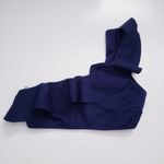 Ted Baker  Navy Blue One Shoulder Ruffle Bikini Top Photo 3