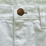 J.Crew Denim Skirt White Cotton Distressed Denim Jean Mini Skirt Size 0 Photo 3