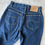 Lee Women's VINTAGE 70s/80s Dark Blue Straight Leg Jeans 26” Made in USA Photo 8
