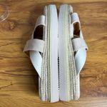 Splendid  Fara Espadrille Platform Slide Sandals Size‎ 10 Leather Pink Cream NEW Photo 7