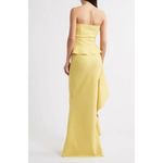 Chiara Boni  La Petite Robe Eliska Ruffle Strapless Gown Soleil Size IT 50/ US 14 Photo 1