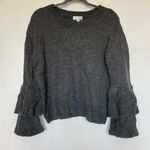 14th & Union Ruffle Cuff Sleeve Sweater Photo 0