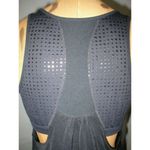 Athleta Womens New Yoga Pilates Bra Top Tank M Black Medium Run Gel Dots Gym Photo 3