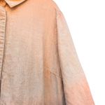 Coldwater Creek  Linen Blend Button Front Tunic Top Beige Plus Size 3X Pockets Photo 5