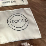 Stoosh  Women's Houndstooth Cropped Jacket‎ Brown Size L Casual Photo 8