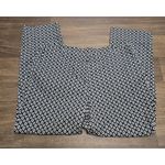 CAbi  Women's Geometric Print Cropped Ankle Pants‎ Cotton Blend Style #877 Size 8 Photo 3