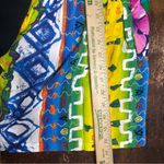 Jams World 90s  Floral Tropical Flowy Printed Mini Dress Tiered Vintage S‎ Photo 9