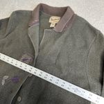 Woolrich Womens NEW Vintage  Small Wool Embroider Cardigan Button Sweater Pocket Photo 4