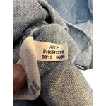 American Eagle Denim Long Sleeve Button Front Shirt Women’s Size Medium Photo 11