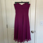 David's Bridal EUC | David’s‎ Bridal women’s strapless midi dress — size 6 Photo 3