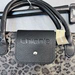 Chico's Womens Tote Bag Animal Packable Foldable Travel Purse Leopard Zip Top NWT Photo 1