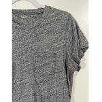 Madewell  Gray T-Shirt Sz Large Pocket Tee Photo 2