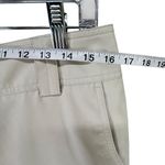 Adidas Golf Capri Pants Womens 8 Beige Climacool Ripstop Logo Athletic Casual Photo 5