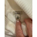 L.L.Bean Long Sleeve Turtleneck Pullover Sweater Cream Women's Plus Size 1x Photo 5