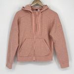 Adidas  ID Melang Hooded Full Zip Track Jacket Pink Size Small Photo 2