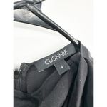 Cushnie Black Sleeveless Silk Top With Draped Bow Detail Size 4 Photo 3