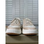 Dolce Vita Dolen Fashion Sneaker Ivory Multi Woven Knit Size 7.5/8 NIB Platforms Photo 6