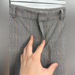 Massimo Dutti  slim chino modal cotton grey check trousers pants size 6 (30) Photo 6