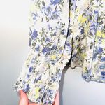 Maurice's Cream Ditsy Floral Print Ruffle V-neck Smock Blouse Photo 4