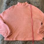 Sanctuary  eyelash mock neck balloon sleeve top sweater L Photo 5