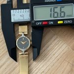 Seiko Lassale Rare Diamond Vintage Ladies Watch Gold Plated Bracelet Case Black Dial Photo 12