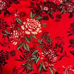 Pioneer Woman dark pink floral knit top shirt blouse 3/4 length sleeve v Photo 11