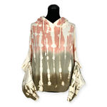 Young Fabulous and Broke Young Fabulous Broke | M/L | Raissa Tie-Dye Pink/Sage Snap Sleeve Slouchy Hoodie Photo 3