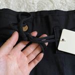 Paper Bag High Waist Retro Tie Skirt Black Photo 2