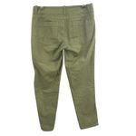 J.Crew  Chino Pants Olive Green 100% Cotton Women's Size 00 Photo 2