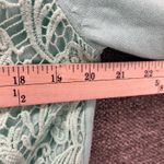 Apt. 9  Womans Cardigan Size XL Mint‎ Green Crocheted Button Front Knit Top Photo 11