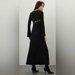 As is RTR Simon MillerSimm Dress Black/Silver Long Sleeve Cut Out sz Xs xSmall Black Photo 2