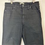 Madewell  Women’s 9” High Rise Skinny Denim Jeans Black Size 31 Tall FLAW Photo 1