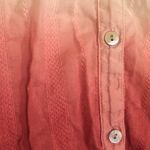 Anthropologie brand Tiny ombré button down 3/4 sleeve top Photo 3