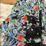 Lulus LULU’S Effortless Energy Black Floral Print Asymmetrical Maxi Dress Photo 7