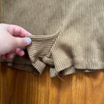 ZARA  Brown High Waisted Little Ribbed Knit Shorts Photo 1