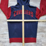 Nba Blue Cleveland Cavaliers Fleece Front Full Zip Hooded Jacket Size Medium Photo 7