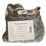 Loft Ann Taylor  Long Sleeve Waffle Block Crochet Pullover Sweater M Black White Photo 10