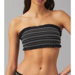 Tory Burch New.  black smocked bikini top. XS Photo 7