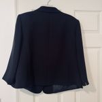 Tahari  Black Blazer Women’s 16W Jacket Crepe Career Formal Office Business Photo 8