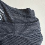 Aerie  Real Soft Black Ribbed Long Sleeve Tee, Size Small Photo 13