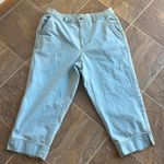 Liz Claiborne Vintage High Waist Denim Capri Jeans Size 16Petite Photo 1