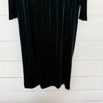 Expo Petite Women’s 12P Forest Green Velvet Dress Photo 1