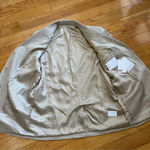 & Other Stories & Other Stories Relaxed Long Silk Blazer Beige Natural Fibers US 12 Old money Photo 13