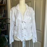 Vintage Double Breasted Soft Blazer Blouse Med Photo 2