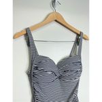 Bond Eye Swimsuit Womens Australia Shaping Striped One Piece Swimwear Size 8 White Photo 4